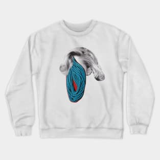 The Girl with the Blue Necklace Crewneck Sweatshirt